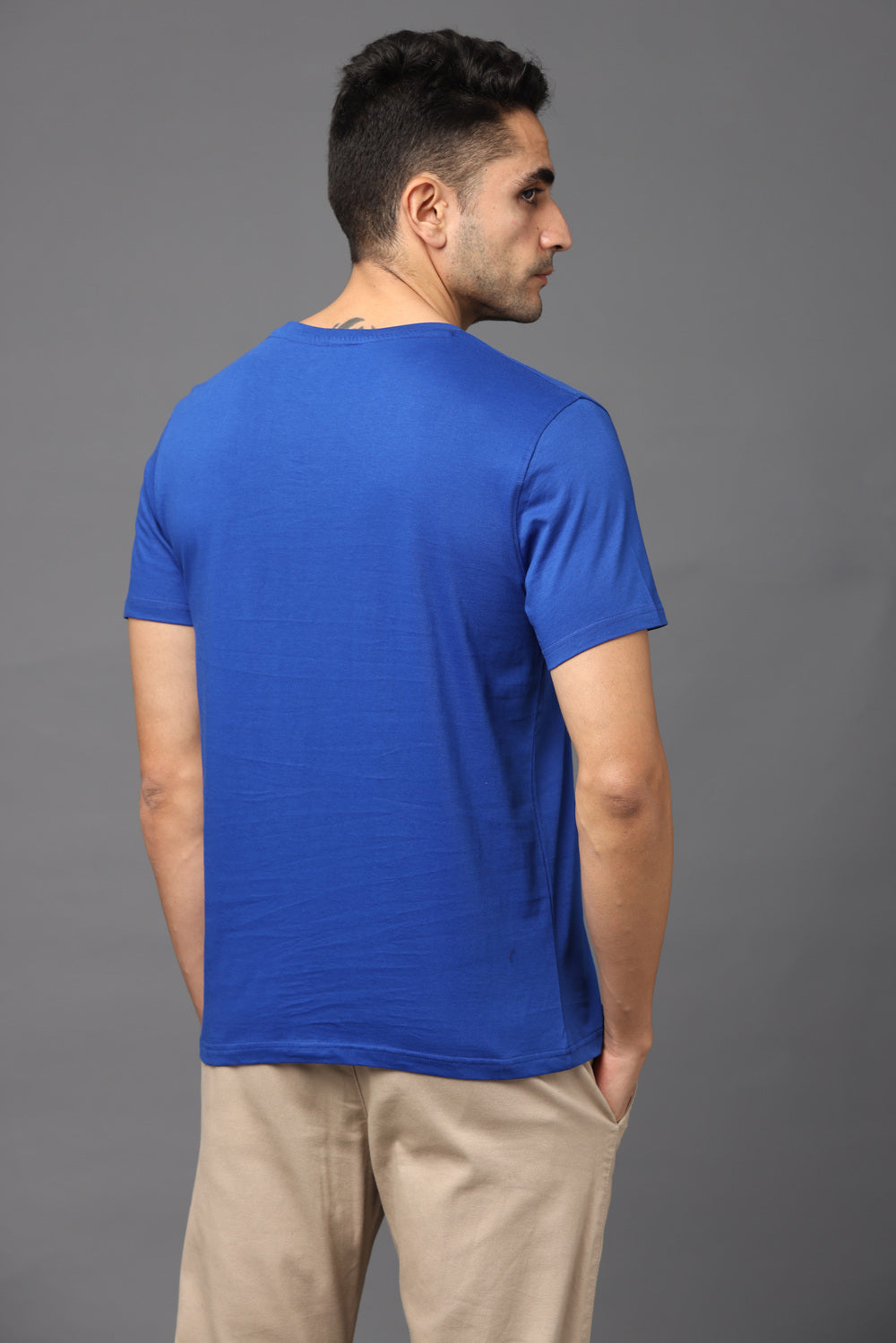 Irsya Premium Crew Neck Unisex Tshirt - Imperial Blue