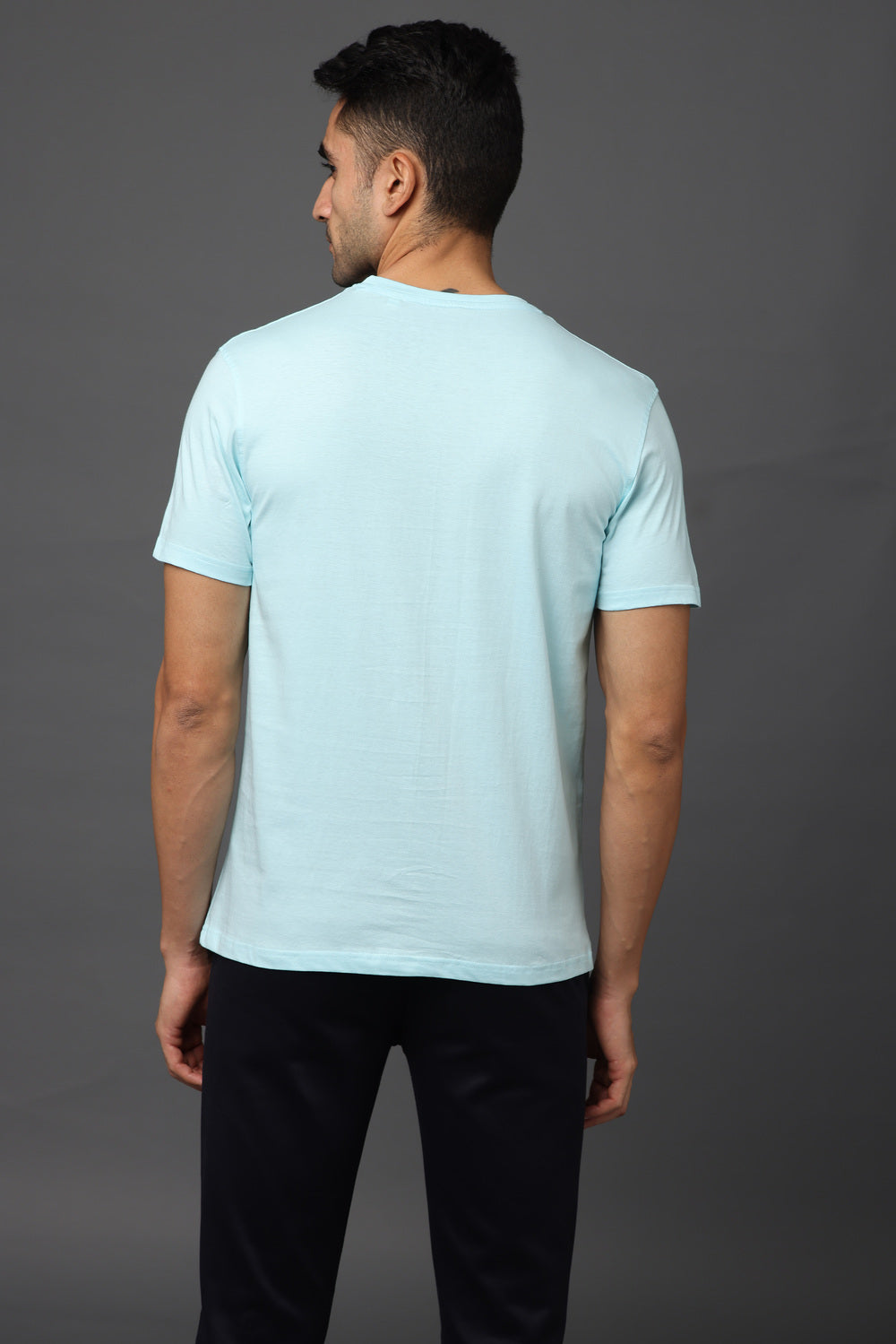 Irsya Premium Crew Neck Unisex Tshirt - Mint Blue