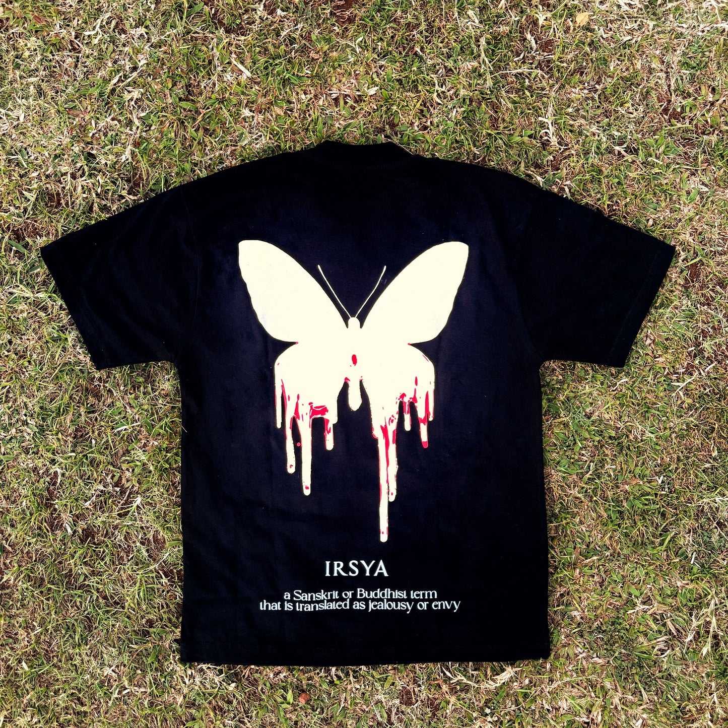 Butterfly Drip Oversized Tee