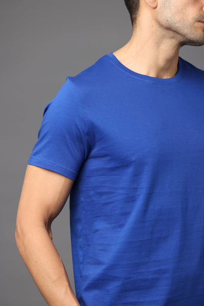 Irsya Premium Crew Neck Unisex Tshirt - Imperial Blue