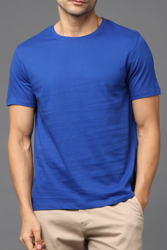 Irsya Premium Crew Neck Unisex Tshirt - Imperial Blue