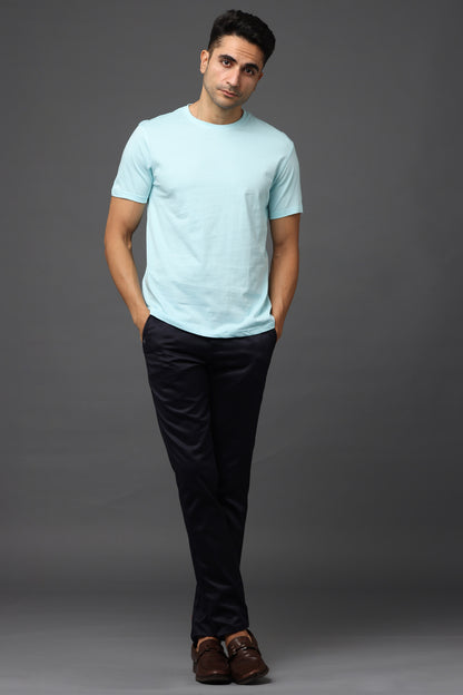 Irsya Premium Crew Neck Unisex Tshirt - Mint Blue